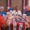 Patriotic Red, White & Blue Disposable Plastic Tablecloth Roll 40" x 100 ft.